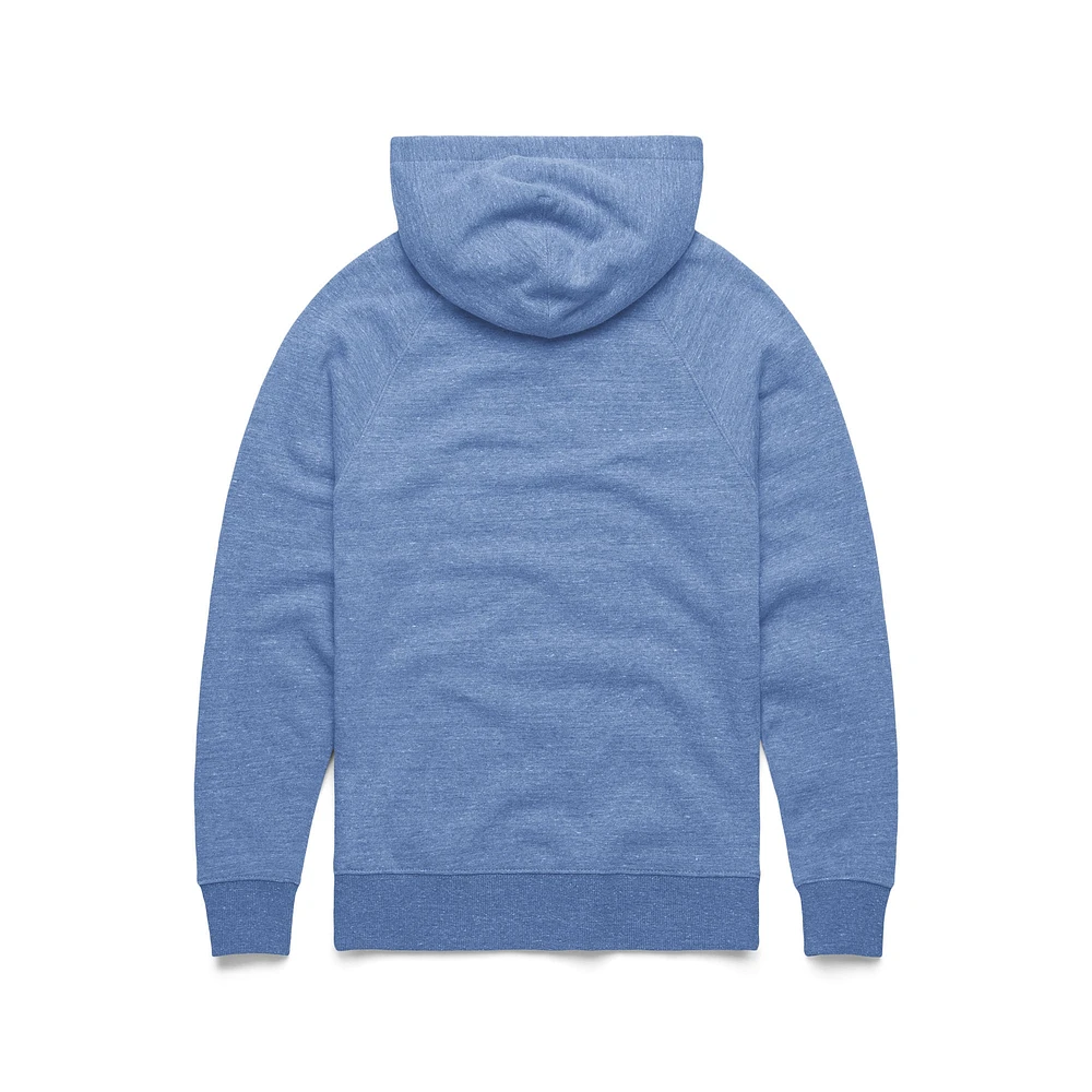 Unisex Homage Light Blue Cleveland Cavaliers Hometown Edition Tri-Blend Raglan Pullover Hoodie