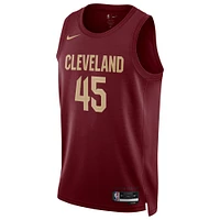 Unisex Nike Donovan Mitchell Wine Cleveland Cavaliers Swingman Jersey - Icon Edition