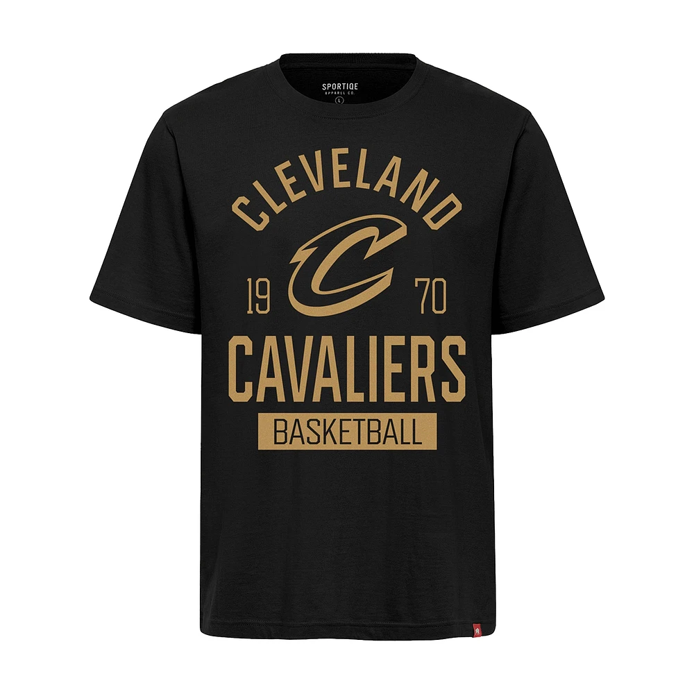 Unisex Sportiqe  Black Cleveland Cavaliers Duke Premium T-Shirt
