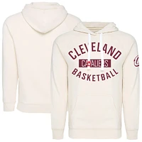Sweat à capuche unisexe Sportiqe crème Cleveland Cavaliers Olsen Tri-Blend