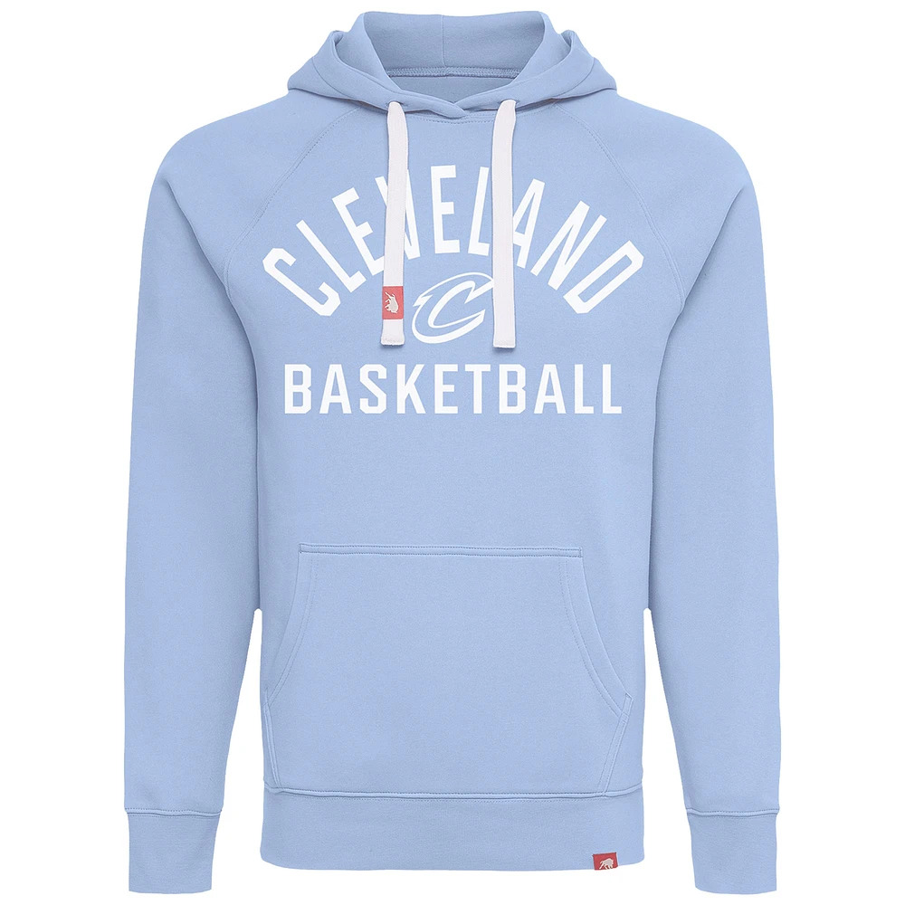 Unisex Sportiqe  Light Blue Cleveland Cavaliers Olsen Tri-Blend Pullover Hoodie