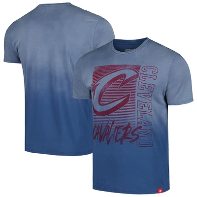 T-shirt unisexe Sportiqe bleu marine Cleveland Cavaliers Bingham Sun-Fade