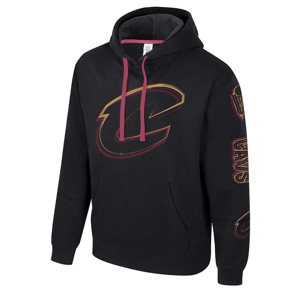 Sweat à capuche unisexe Stadium Essentials noir Cleveland Cavaliers Elementized