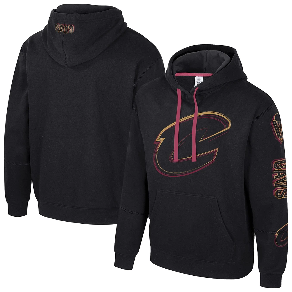 Sweat à capuche unisexe Stadium Essentials noir Cleveland Cavaliers Elementized