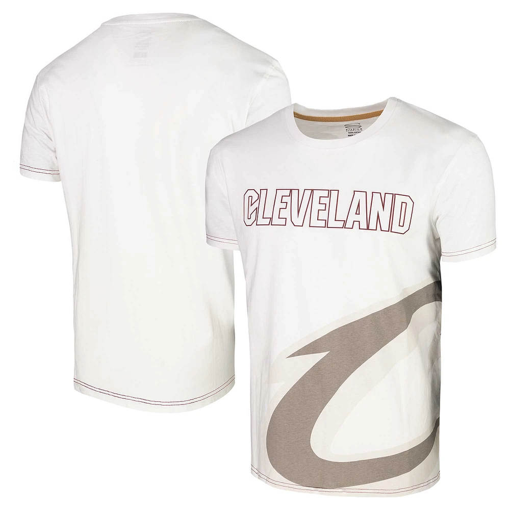 T-shirt unisexe avec tableau de bord des Cleveland Cavaliers Stadium Essentials, blanc