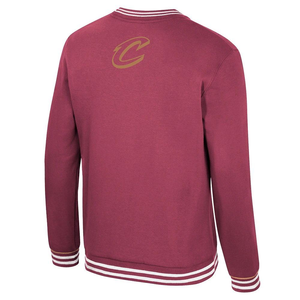 Sweat-shirt unisexe Stadium Essentials Wine Cleveland Cavaliers Half-Time 2