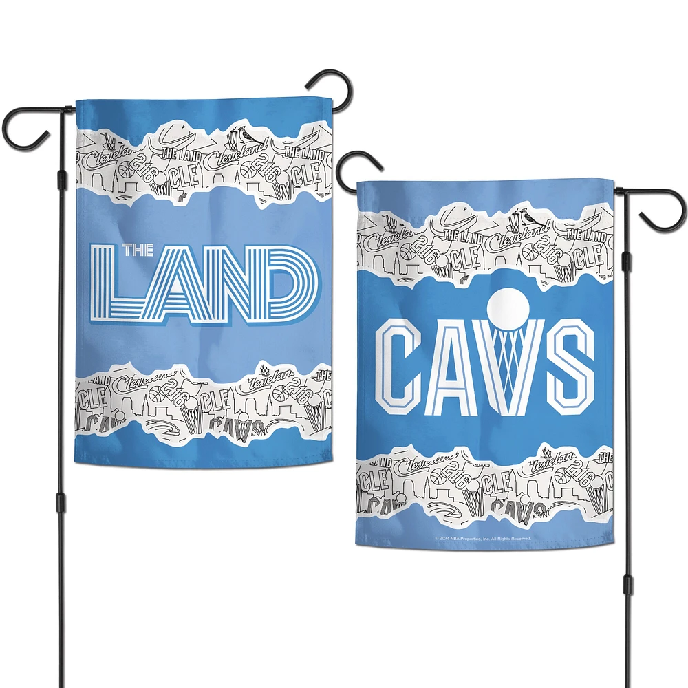 Drapeau de jardin recto verso WinCraft Cleveland Cavaliers 2024/25 City Edition 12" x 18"