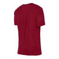 T-shirt à fleurs New Era pour femme avec logo Cleveland Cavaliers Glam Game Wine