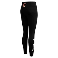 Women's Pro Standard Black Cleveland Cavaliers Paint the City Tri-Blend Jersey Leggings