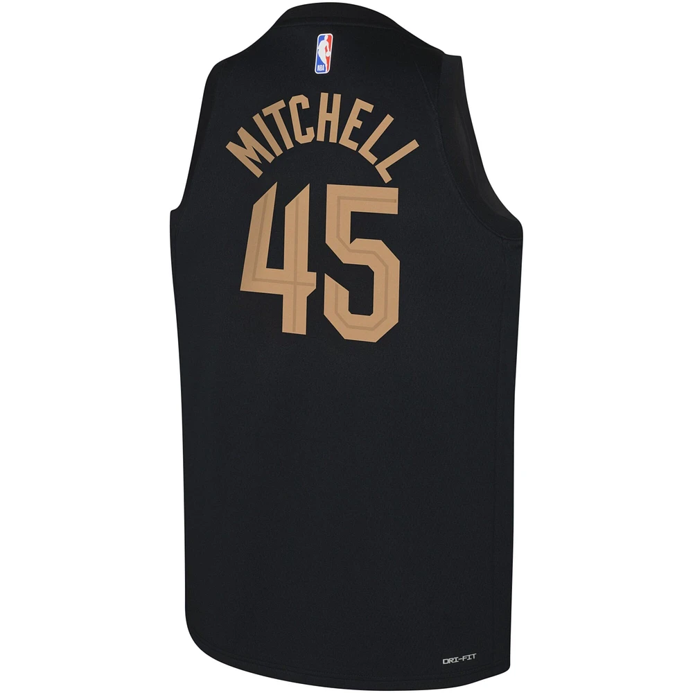 Maillot Jordan Brand Donovan Mitchell noir des Cleveland Cavaliers Swingman pour jeunes - Déclaration