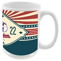 Cleveland Guardians 15oz. Americana Diamond Mug