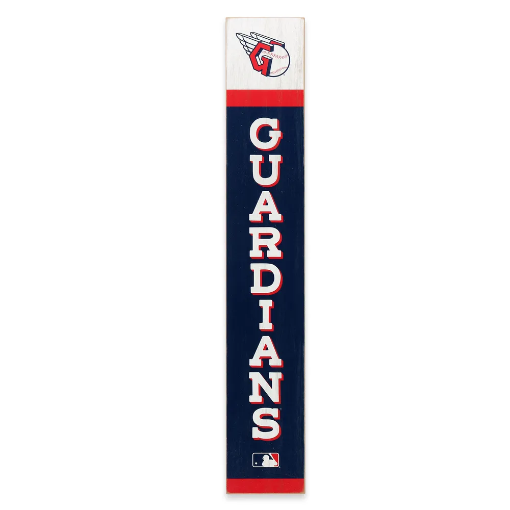 Cleveland Guardians 6.75'' x 40.5'' Vertical Wood Sign