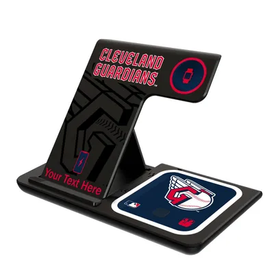 Cleveland Guardians Personalized 3-in-1 Charging Station