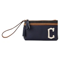 Dooney & Bourke Cleveland Guardians Infield Double-Zip Wristlet