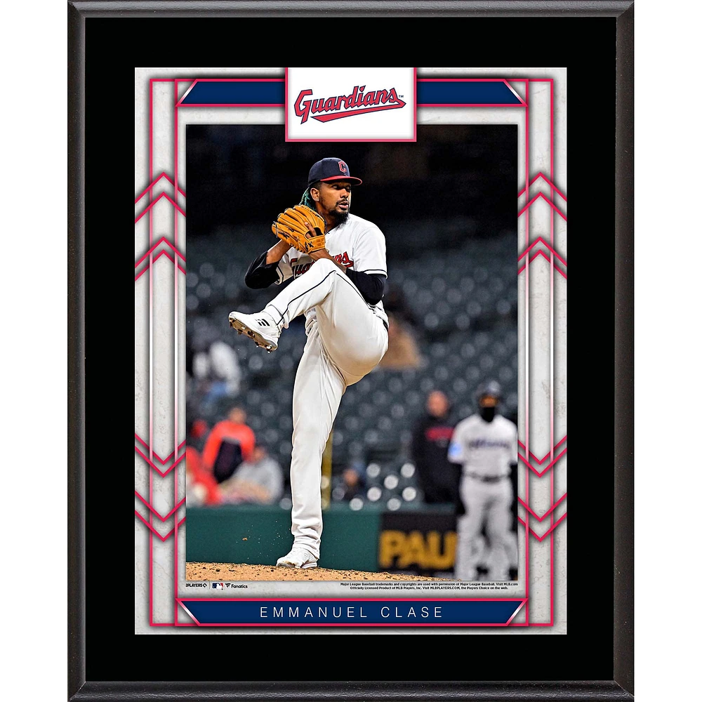 Emmanuel Clase Cleveland Guardians 10.5" x 13" Sublimated Player Plaque