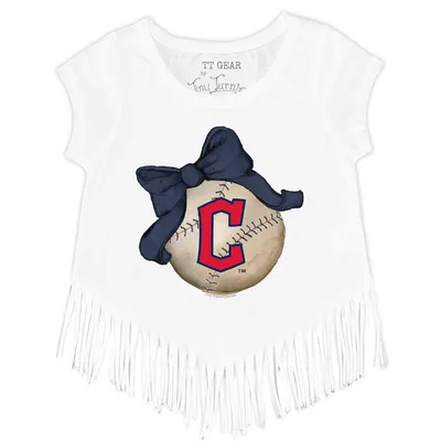 Lids St. Louis Cardinals Tiny Turnip Girls Toddler Blooming Baseballs  Fringe T-Shirt - White