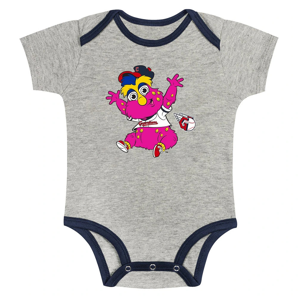 Infant Cleveland Guardians Play Ball 2-Pack Bodysuit Set