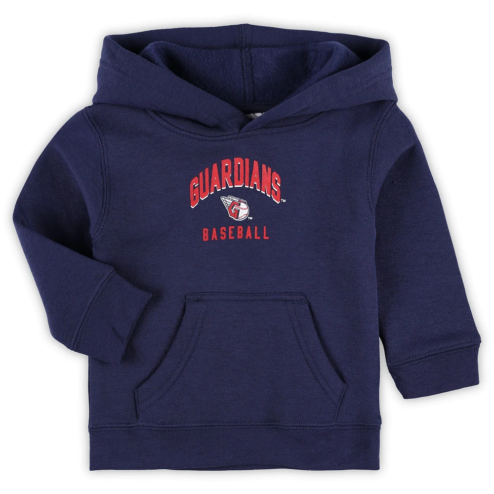 Infant Navy/Heather Gray Cleveland Guardians Play by Pullover Hoodie & Pants Set