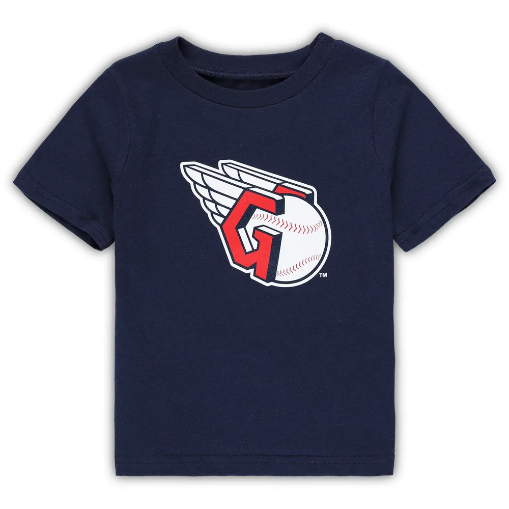 T-shirt à logo principal de l'équipe Cleveland Guardians pour bébé bleu marine