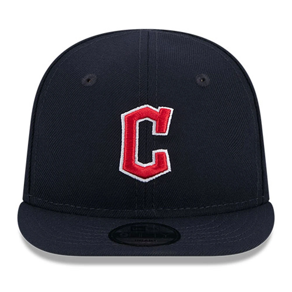 Casquette New Era bleu marine Cleveland Guardians My First 9FIFTY réglable pour bébé