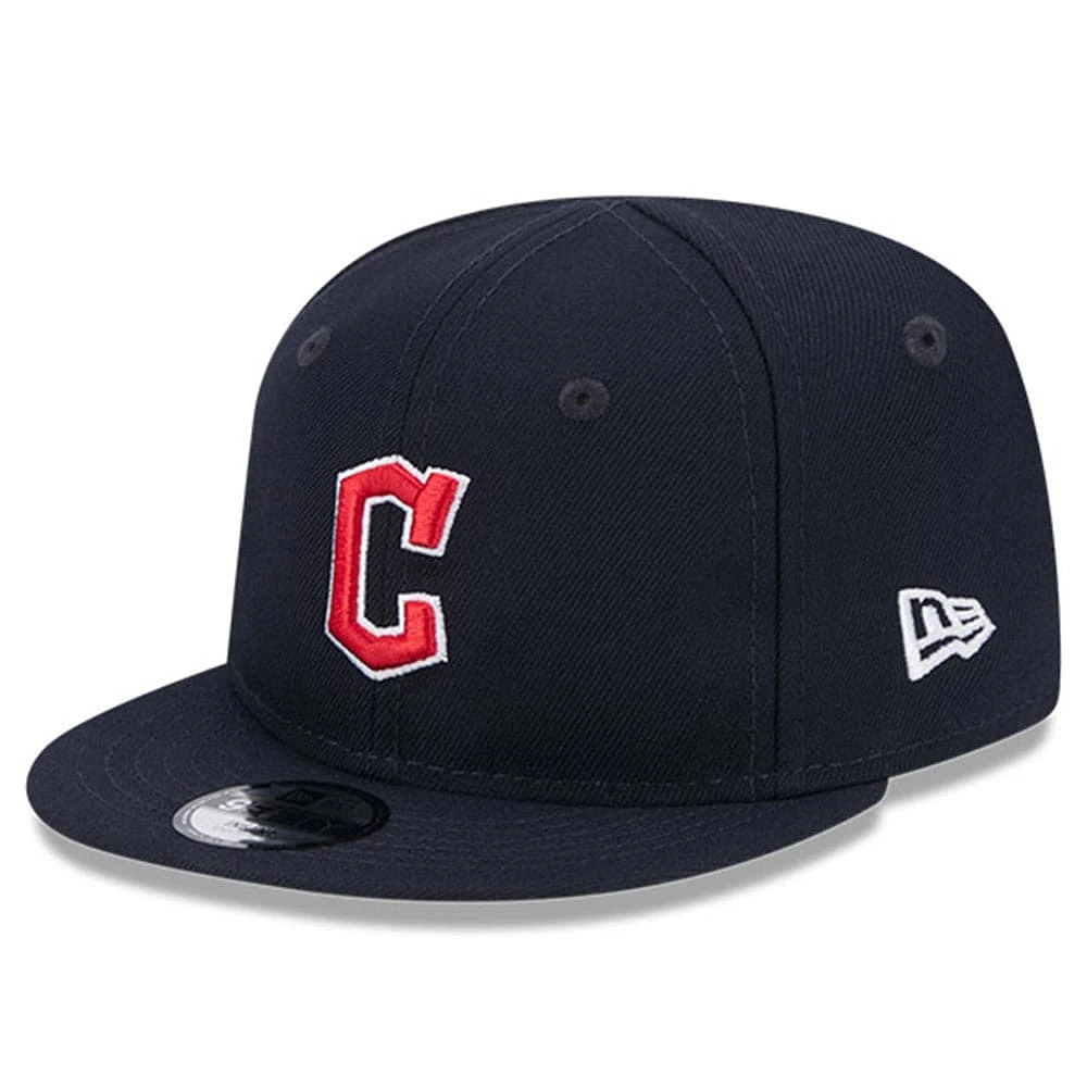 Casquette New Era bleu marine Cleveland Guardians My First 9FIFTY réglable pour bébé