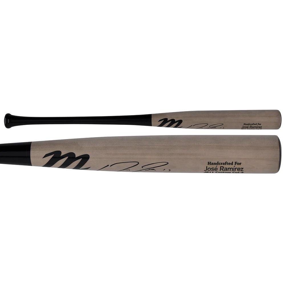 Jose Ramirez Cleveland Guardians Autographed Marucci Game Model Bat 