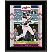 Jose Ramirez Cleveland Guardians Framed 10.5" x 13" Sublimated Player Plaque