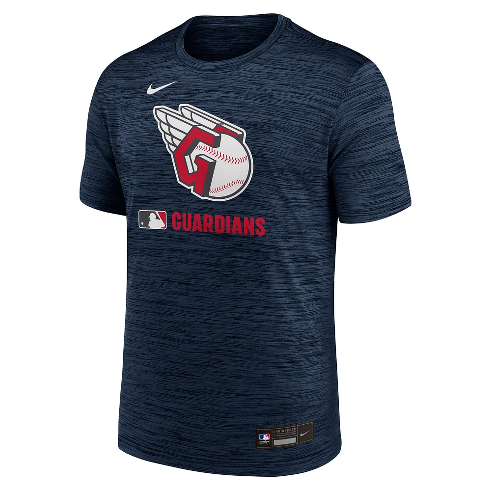 Men's Nike  Navy Cleveland Guardians Authentic Collection Velocity Performance T-Shirt