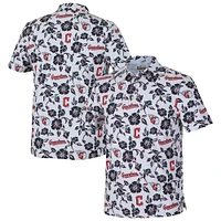 Men's Reyn Spooner  White Cleveland Guardians Pua Performance Polo