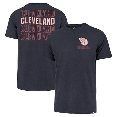 T-shirt '47 bleu marine Cleveland Guardians Hang Back Franklin pour hommes