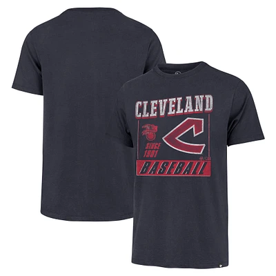 Men's '47 Navy Cleveland Guardians Outlast Franklin T-Shirt