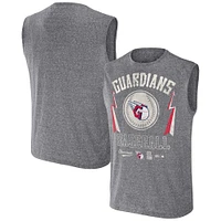 Collection Darius Rucker pour hommes par Fanatics Charcoal Cleveland Guardians Débardeur musculaire coupe décontractée