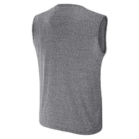 Men's Darius Rucker Collection by Fanatics Charcoal Cleveland Guardians Relaxed-Fit Muscle Tank Top