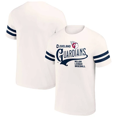 Men's Darius Rucker Collection by Fanatics Cream Cleveland Guardians Yarn Dye Vintage T-Shirt