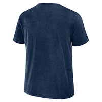 T-shirt délavé pour homme de la collection Darius Rucker Fanatics, bleu marine, Cleveland Guardians, Cooperstown