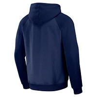 Collection Darius Rucker pour homme par Fanatics Navy Cleveland Guardians Raglan Full-Zip Hoodie