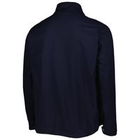 Men's Dunbrooke Navy Cleveland Guardians Journey Tri-Blend Full-Zip Jacket