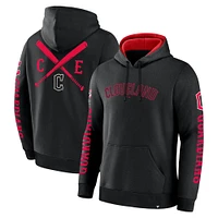 Men's Fanatics  Black Cleveland Guardians Big City Legacy Fleece Pullover Hoodie