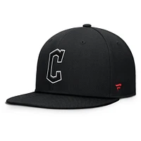Men's Fanatics Black Cleveland Guardians Walk-Off Bullpen Snapback Hat