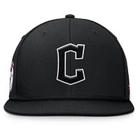 Men's Fanatics Black Cleveland Guardians Walk-Off Bullpen Snapback Hat