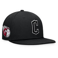 Men's Fanatics Black Cleveland Guardians Walk-Off Bullpen Snapback Hat