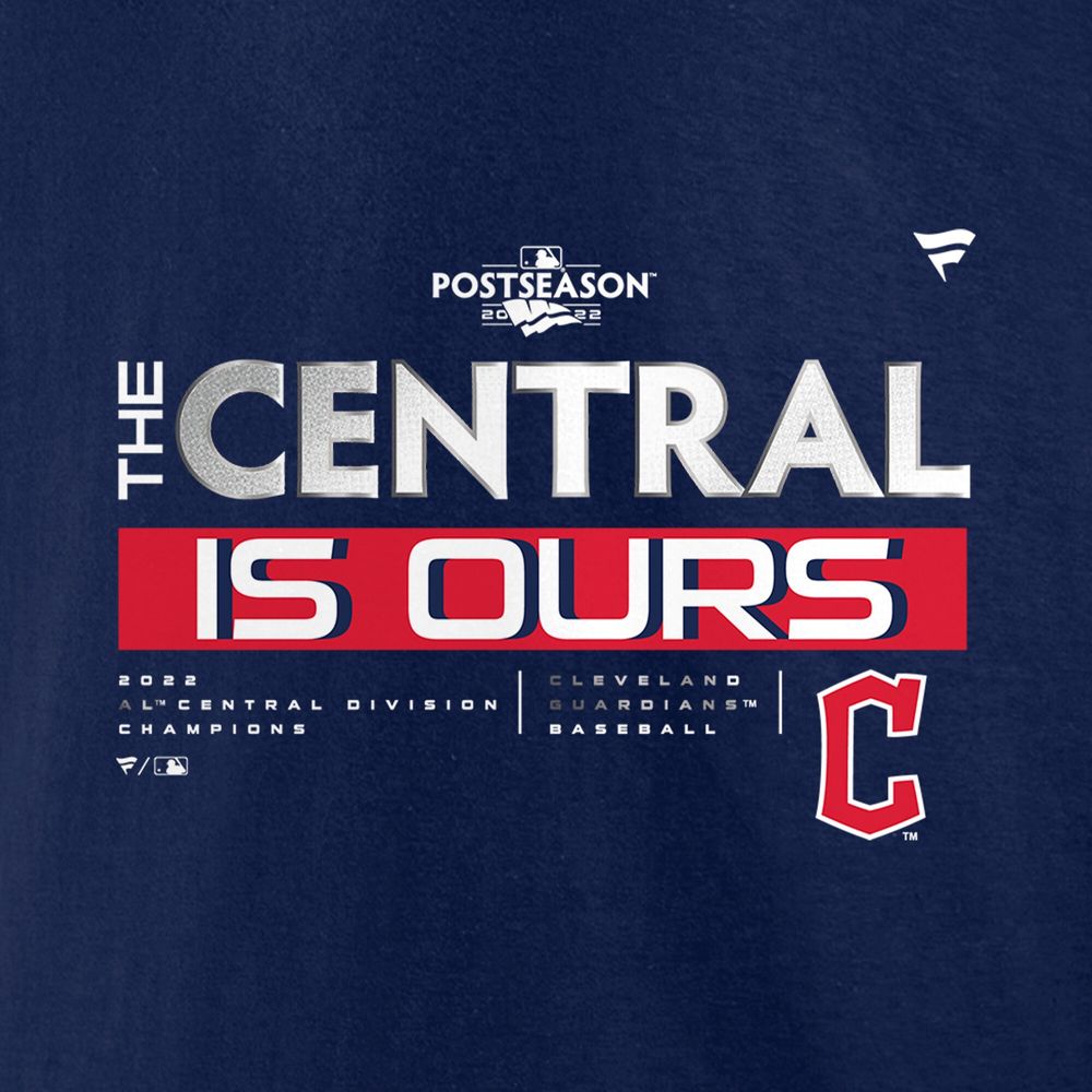 Men's Cleveland Guardians Fanatics Branded Navy 2022 AL Central