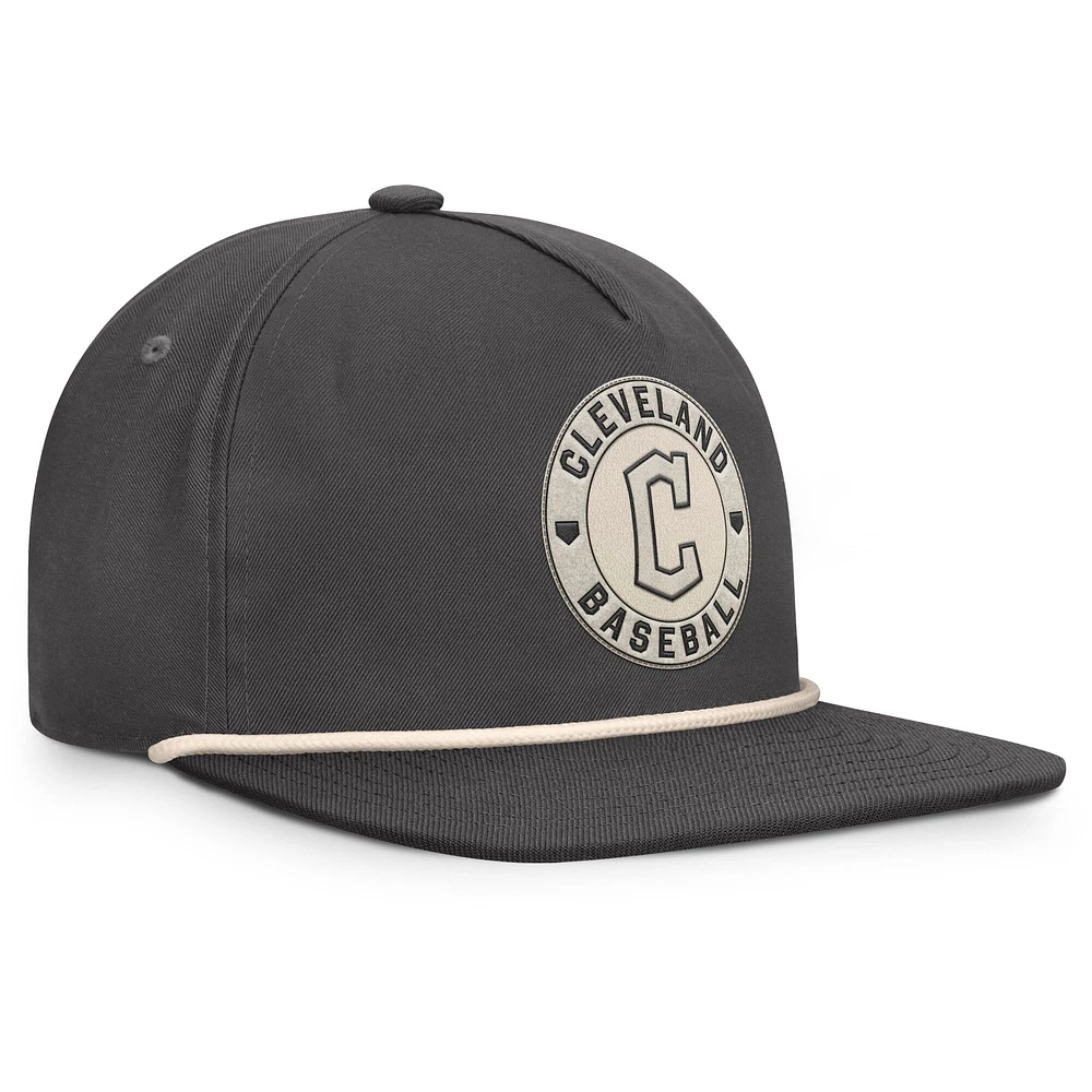 Casquette ajustable pour homme Fanatics anthracite Cleveland Guardians Closer
