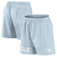 Men's Fanatics Light Blue Cleveland Guardians Elements Swim Shorts