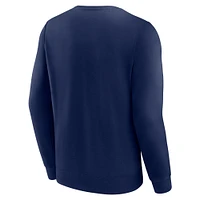 Sweat-shirt en polaire Fanatics Navy Cleveland Guardians Focus pour hommes