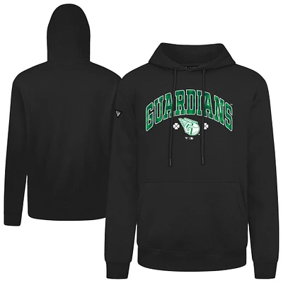 Men's Levelwear Cleveland Guardians St. Patrick's Day Podium Plaid Pullover Hoodie