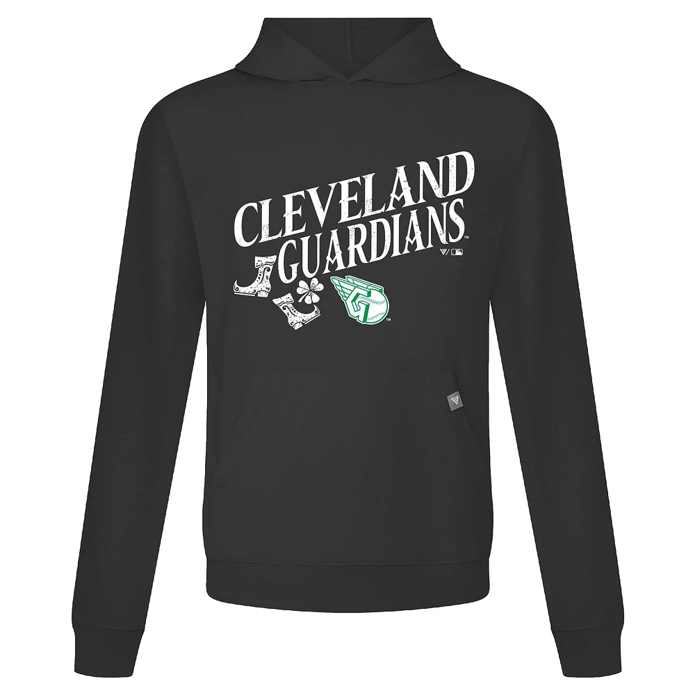 Men's Levelwear Cleveland Guardians St. Patrick's Day Relay Boots Pullover Hoodie