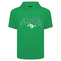 Men's Levelwear Green Cleveland Guardians St. Patrick's Day Phase Plaid Short Sleeve T-Shirt Hoodie