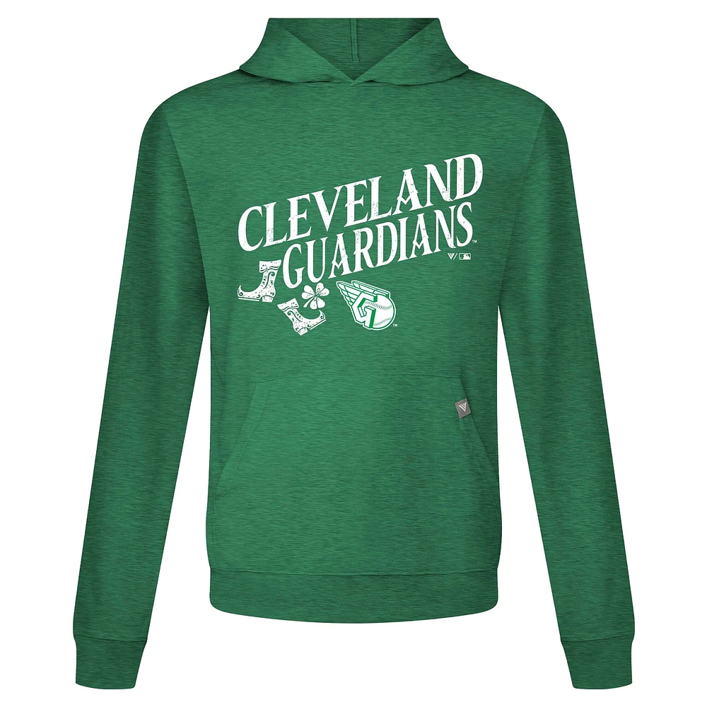 Sweat à capuche manches longues pour homme Cleveland Guardians Green St. Patrick's Day Relay Boots