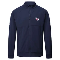 Men's Levelwear  Navy Cleveland Guardians Form Insignia 2.0 Full-Zip Jacket